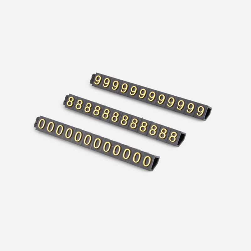 Food Snacks Label - 5 Pezzi Cubi Numerici Regolabili con