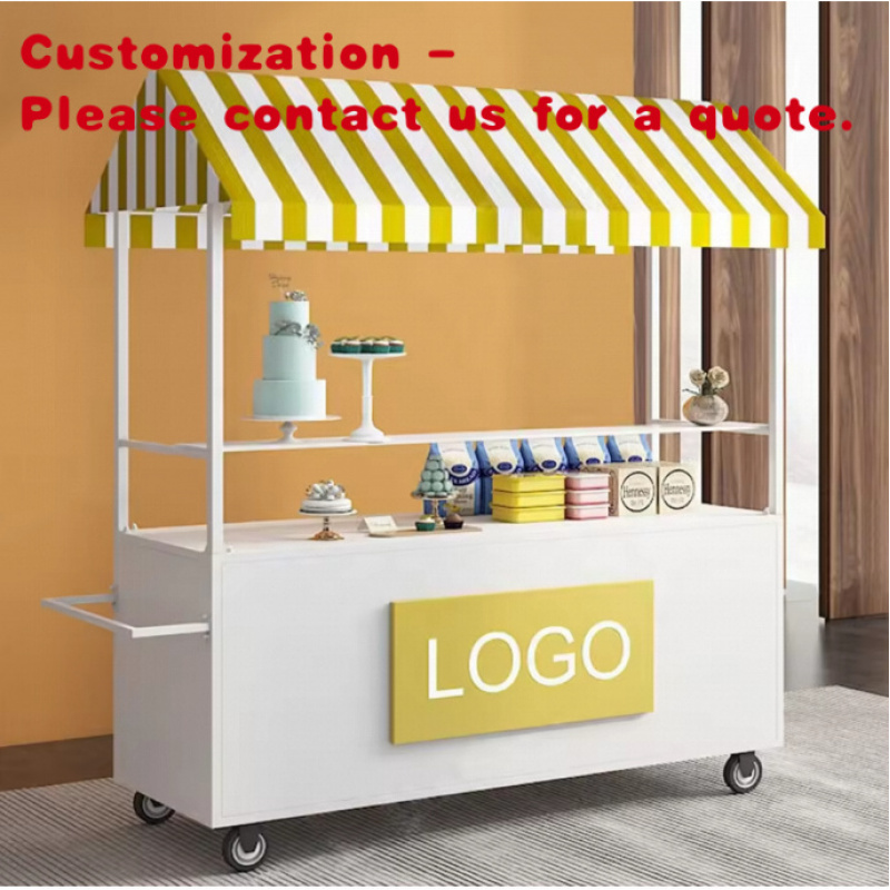Food Snacks To Sell - personalizzato.Move Market Stall Carrello per snack