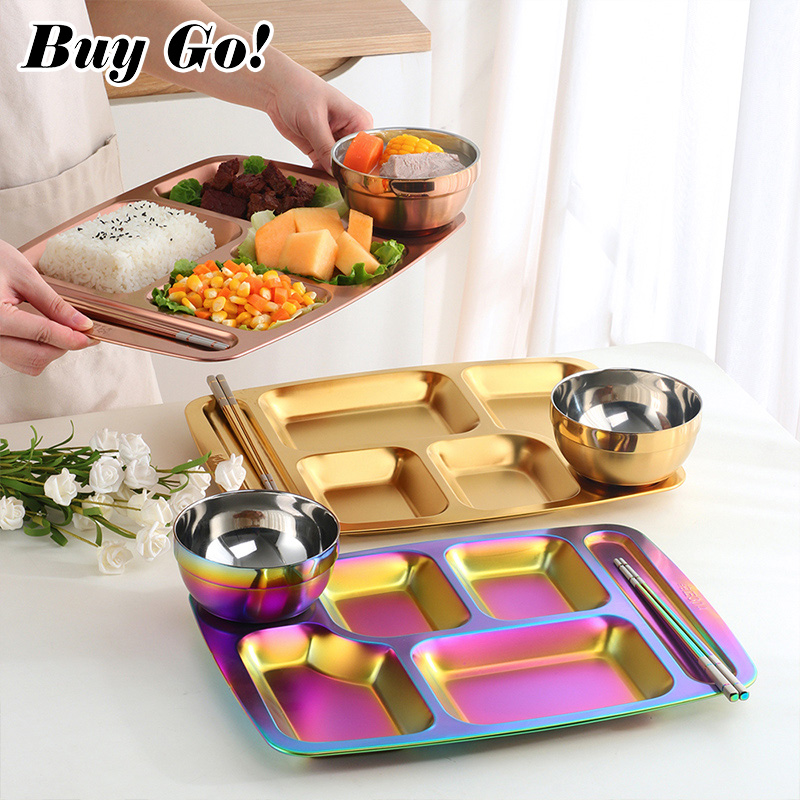 Food Snacks To Buy - 6 sezioni in acciaio inox Fast