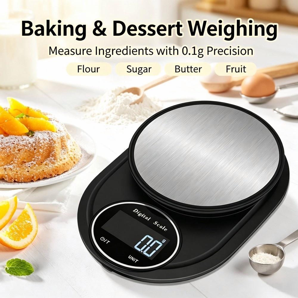 Food & Snacks Pdf - Bilancia Digitale da Cucina Portatile 2KG