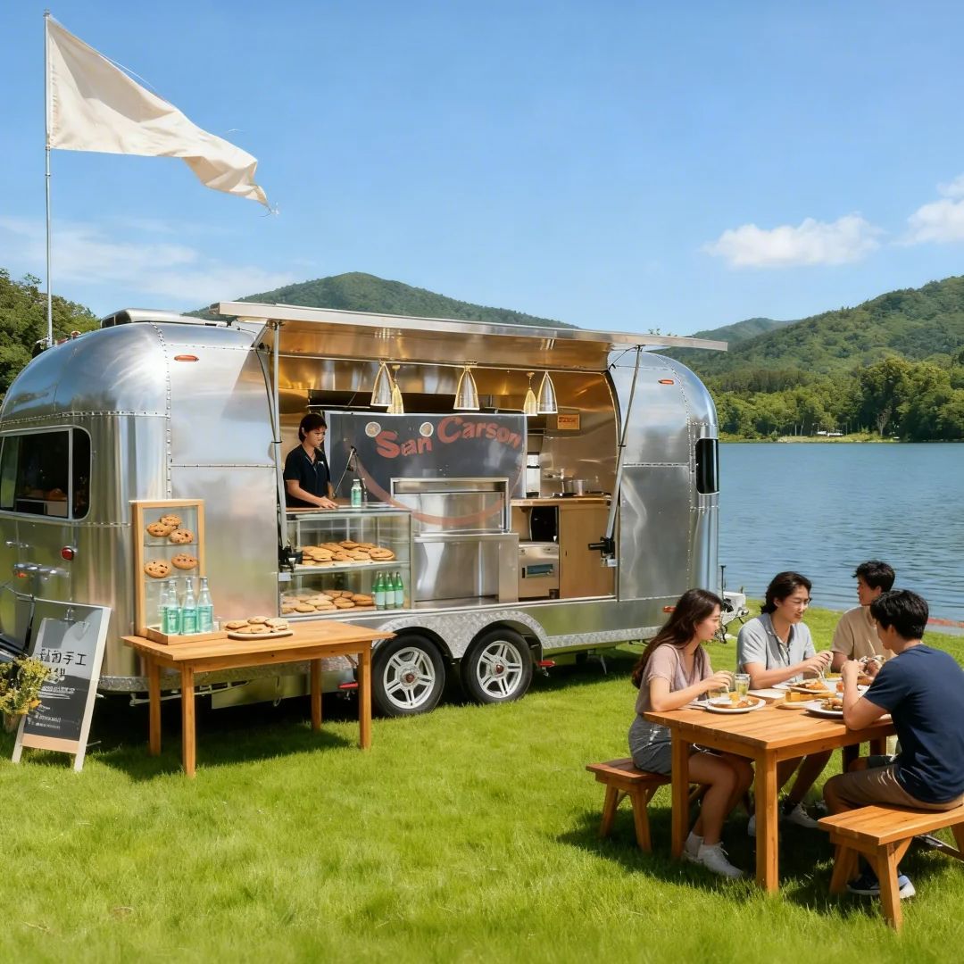 Food Snacks To Sell - Carrello mobile per la vendita di