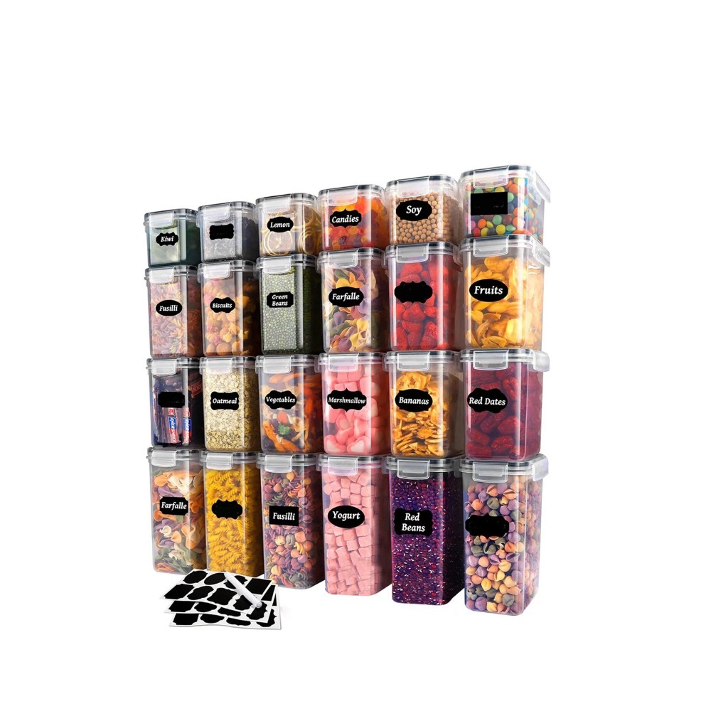 Set da 24 contenitori ermetici - Food Snacks Label recensione e prezzo