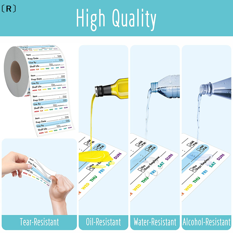 Etichette Adesive per Data di  - Food Snacks Label recensione e prezzo
