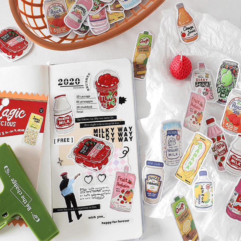 Adesivi Carini a Tema Cibo, Et - Food Snacks Label recensione e prezzo