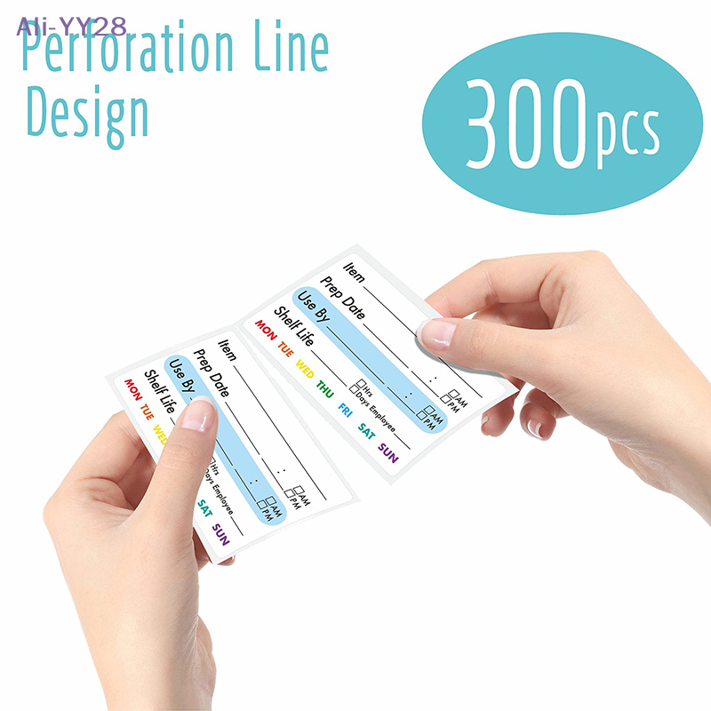 【YY28】300 Pezzi/Rotolo Adesivi - Food Snacks Label recensione e prezzo
